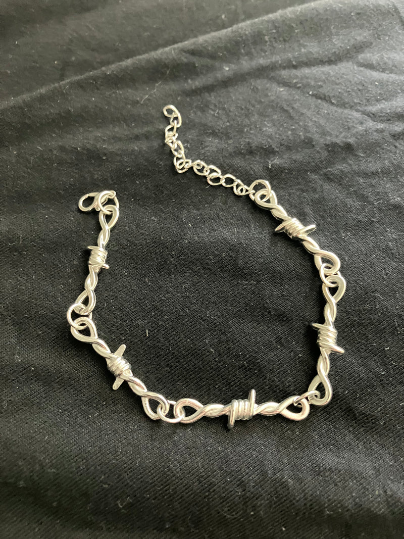 Barbed wire bracelet